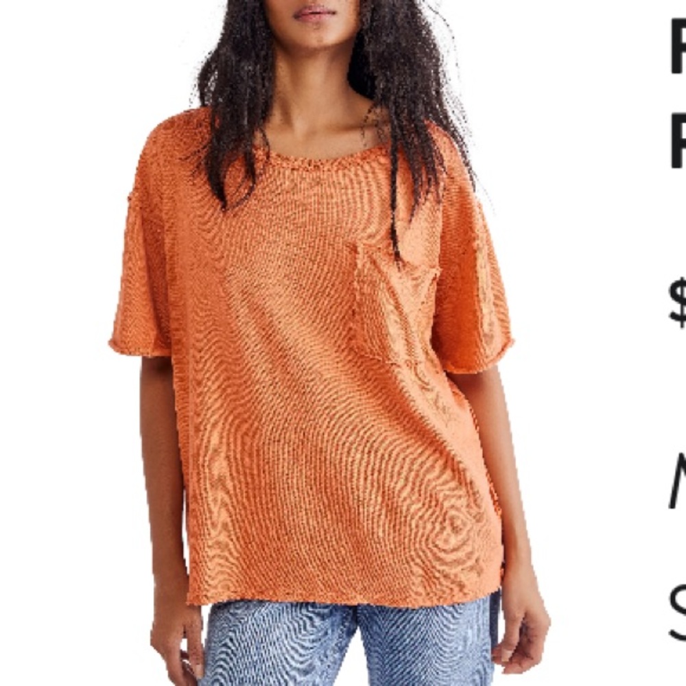 Free people oversized pocket shirt